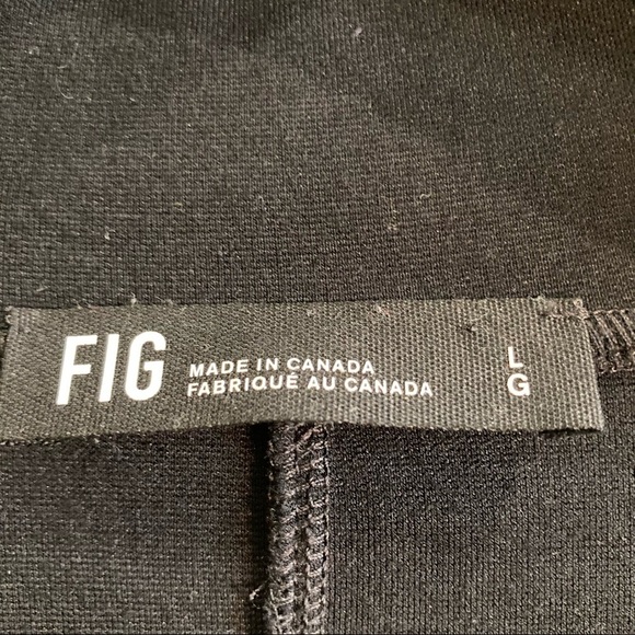 FIG CLOTHING Sz L Sporty Tunic with Thumbholes and Pockets Made in Canada - Picture 4 of 8